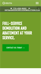 Mobile Screenshot of greencircledemolition.com